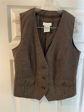 FDJ Women's Brown Tailored Vest